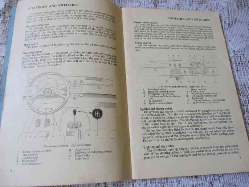AUSTIN A40 DRIVER`S HANDBOOK