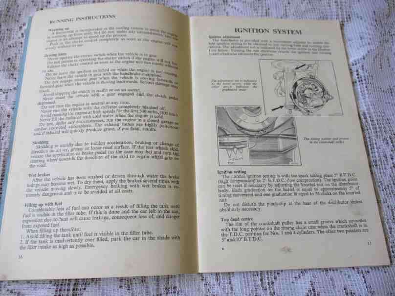 AUSTIN A40 DRIVER`S HANDBOOK