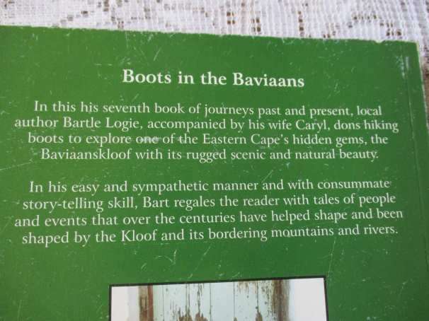 BOOTS IN THE BAVIAANS - BARTLE LOGIE