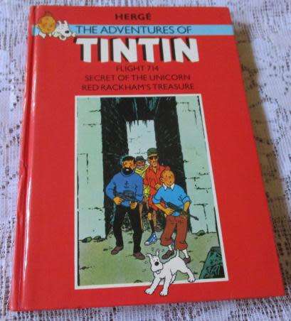 THE ADVENTURES OF TINTIN - FLIGHT 714, SECRET OF THE UNICORN, RED RACKHAM`S TREASURE - HERGE`