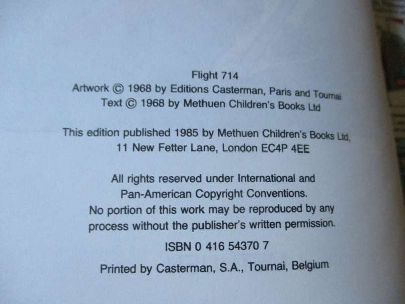 THE ADVENTURES OF TINTIN - FLIGHT 714, SECRET OF THE UNICORN, RED RACKHAM`S TREASURE - HERGE`