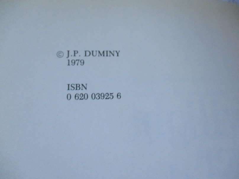 TWILIGHT OVER THE TYGERBERG - J.P. DUMINY