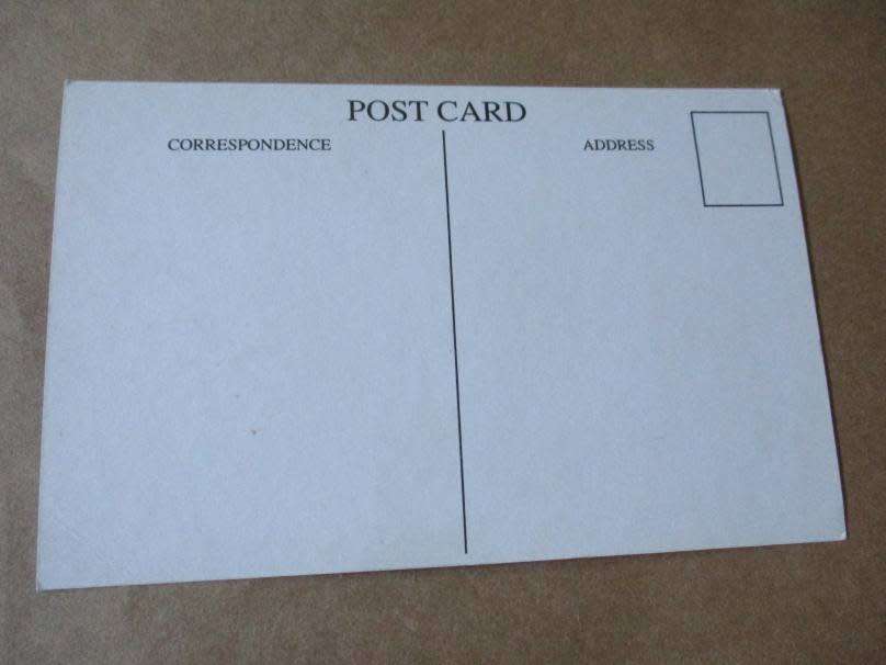 `NAUGHTIES` POST CARD