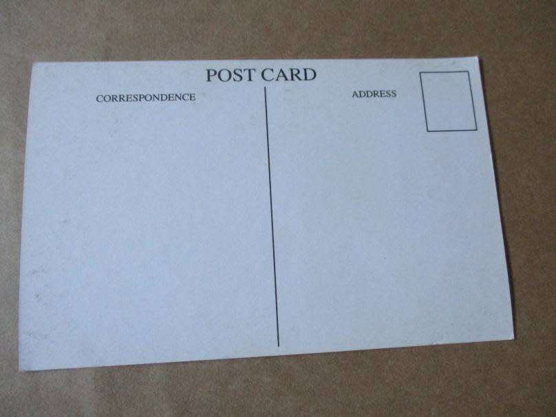 `NAUGHTIES` POST CARD