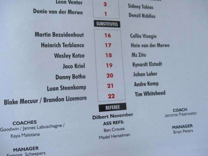 LIONS vs WP 10 OCTOBER 2008  - RUGBY PROGRAMME