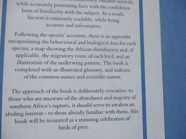 SOUTHERN AFRICAN BIRDS OF PREY - PETER AND BEVERLEY PICKFORD & WARWICK TARBOTON