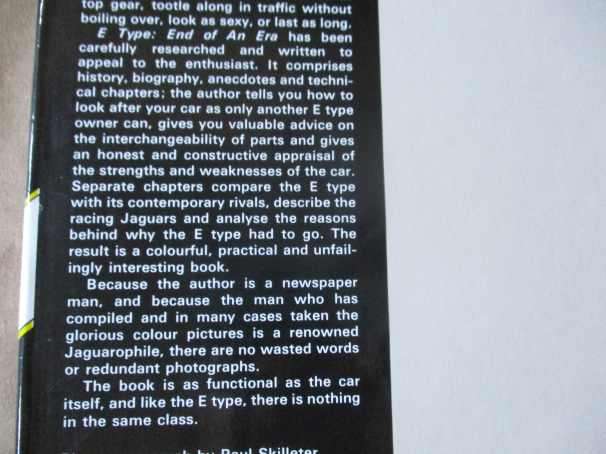 E TYPE - END OF AN ERA - CHRIS HARVEY