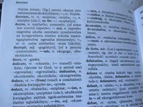 OXFORD ENGLISH - XHOSA DICTIONARY