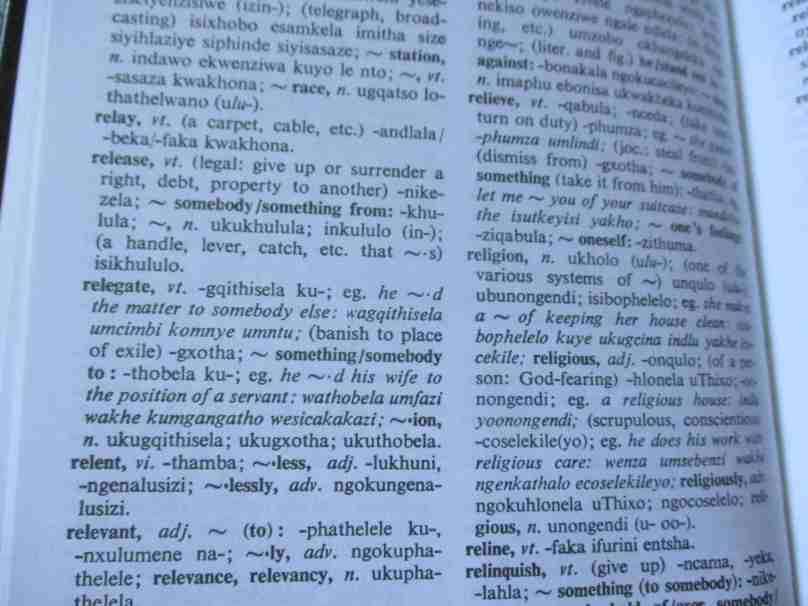 OXFORD ENGLISH - XHOSA DICTIONARY