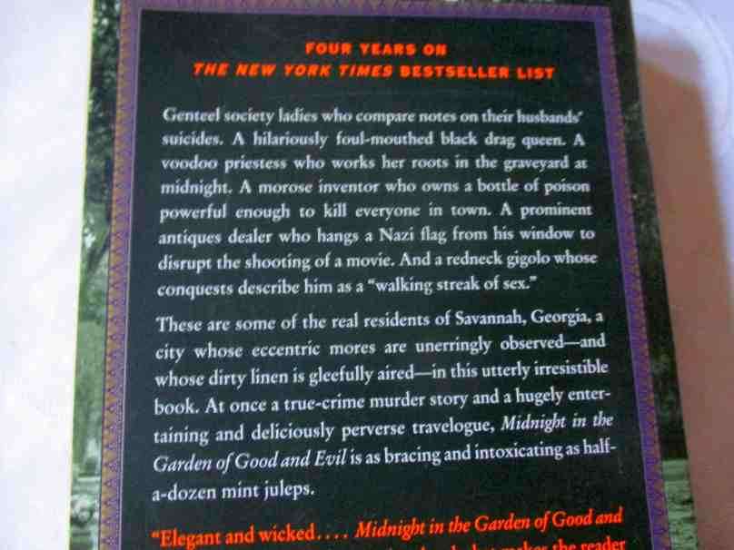 MIDNIGHT IN THE GARDEN OF GOOD AND EVIL - JOHN BERENDT