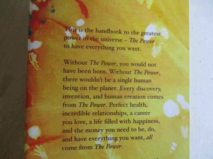 THE POWER - THE SECRET - RHONDA BYRNE
