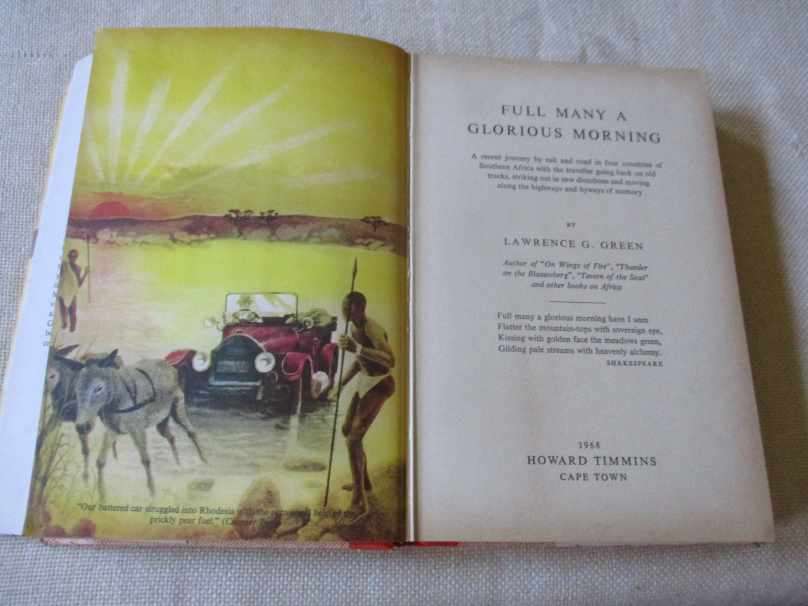 FULL MANY A GLORIOUS MORNING - LAWRENCE G GREEN ( damage to front cover )