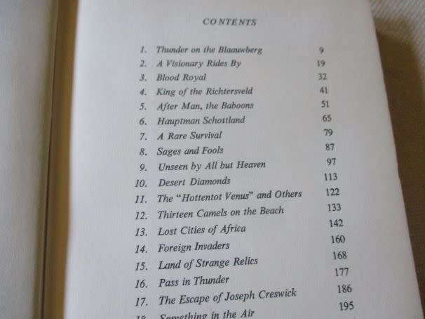 THUNDER ON THE BLAAUWBERG - LAWRENCE G GREEN ( damaged )