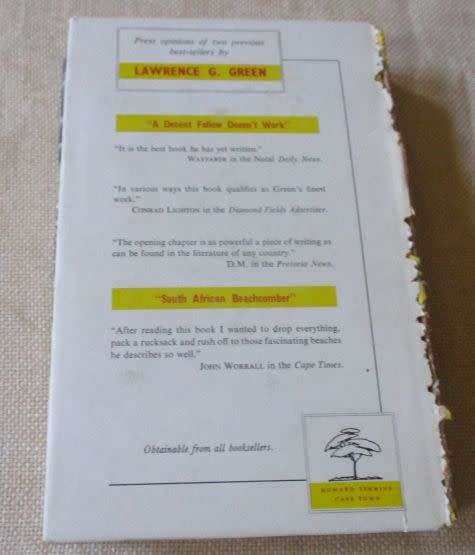 THUNDER ON THE BLAAUWBERG - LAWRENCE G GREEN ( damaged )