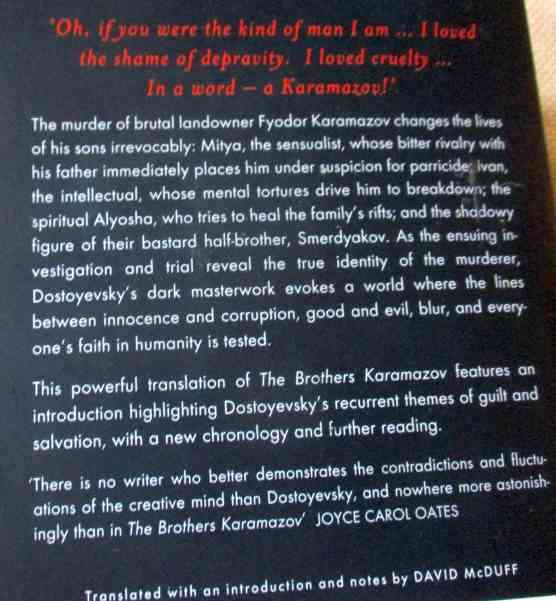 THE BROTHERS KARAMAZOV - FODOR DOSTOYEVSKY