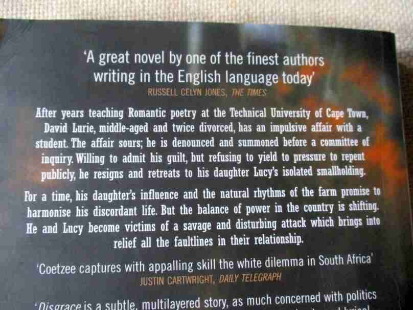 DISGRACE - J.M. COETZEE