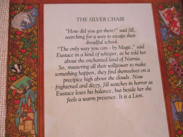 THE SILVER CHAIR  - THE CHRONICLES OF NARNIA - C.S. LEWIS