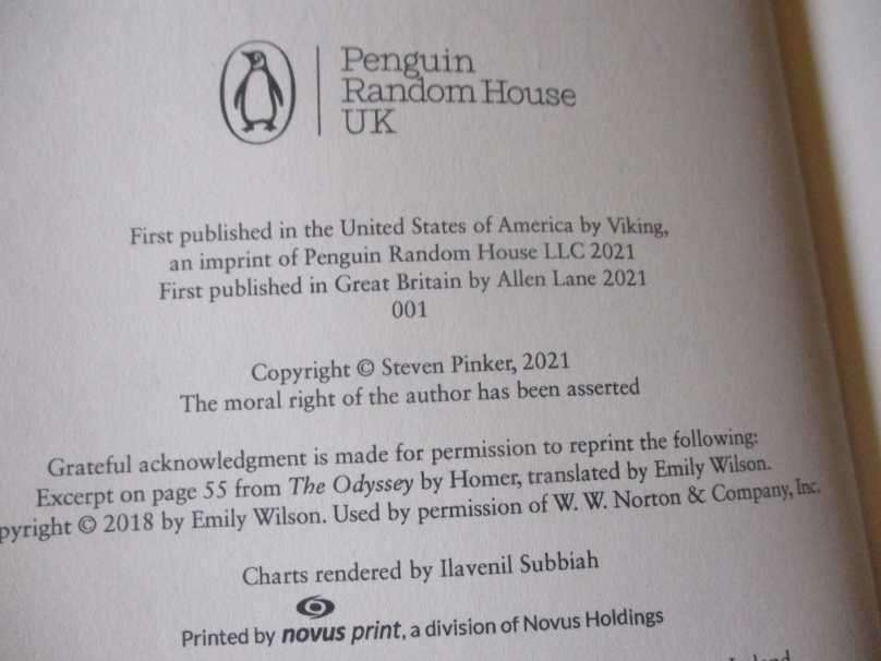 RATIONALITY - WHAT IT IS, WHY IT SEEMS SCARCE, WHY IT MATTERS - STEVEN PINKER