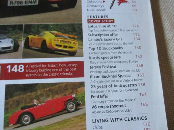 CLASSIC & SPORTS CAR MAGAZINE SEPTEMBER 2006 ( LOTUS ELISE, AUDI QUATTRO, FORD CORTINA , JAGUAR )