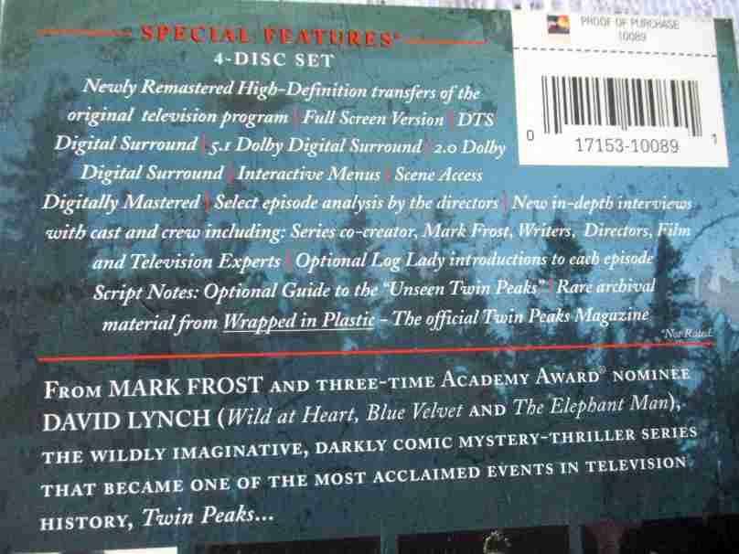 TWIN PEAKS - THE FIRST SEASON - BOX SET