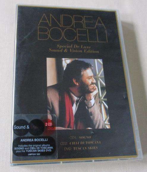ANDREA BOCELLI - SPECIAL DE LUXE SOUND & VISION EDITION  - 2 CD`s & DVD