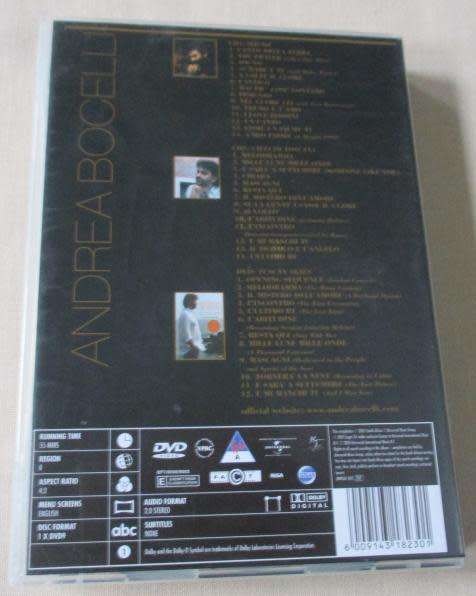 ANDREA BOCELLI - SPECIAL DE LUXE SOUND & VISION EDITION  - 2 CD`s & DVD