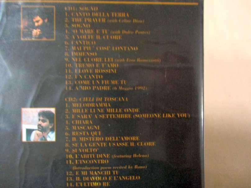 ANDREA BOCELLI - SPECIAL DE LUXE SOUND & VISION EDITION  - 2 CD`s & DVD