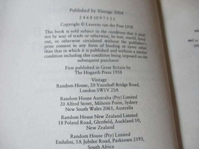 THE LOST WORLD OF THE KALAHARI - LAURENS VAN DER POST