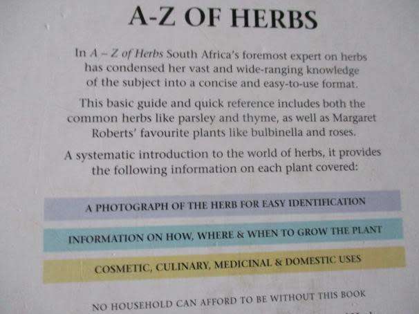 A-Z OF HERBS - MARGARET ROBERTS