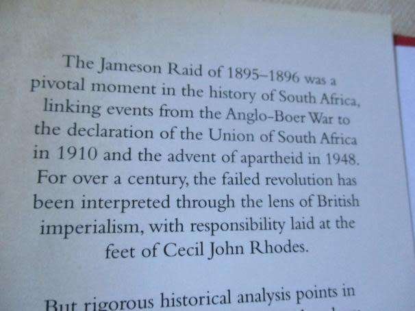 THE COWBOY CAPITALIST - JOHN HAYS HAMMOND, THE AMERICAN WEST & THE JAMESON RAID  CHARLES VAN ONSELEN