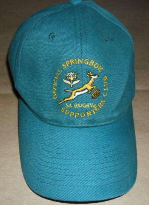 S.A. RUGBY OFFICIAL SPRINGBOK SUPPORTERS CLUB CAP