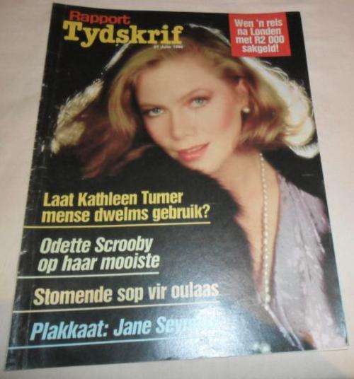 RAPPORT TYDSKRIF 27 JULIE 1986 ( ODETTE SCROOBY MEJ SA 1982 , STEFFAN ERIKH - VYFSTER SE ' PUNKY ' )