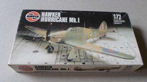 VINTAGE HAWKER HURRICANE MK.1   1/72 AIRFIX MODEL KIT