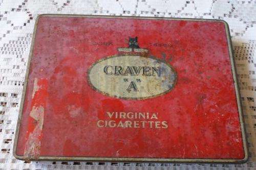 CRAVEN A CIGARETTES TIN