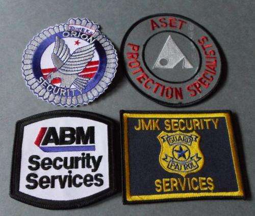 SECURITY BADGES X 4
