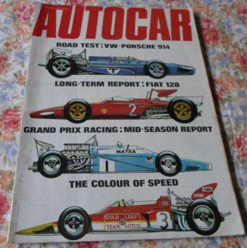 AUTO CAR 16 JUL 1970 ( VW PORSCHE 914 , FIAT 128 COUPE , GRAND PRIX )