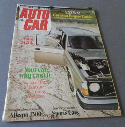 AUTO CAR 12 APR 1975 ( VOLVO 244GL ,  AUSTIN ALLEGRO , FERRARI )