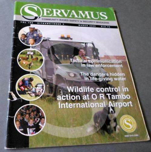 SERVAMUS MAGAZINE MARCH 2009 ( weight 150 grams )