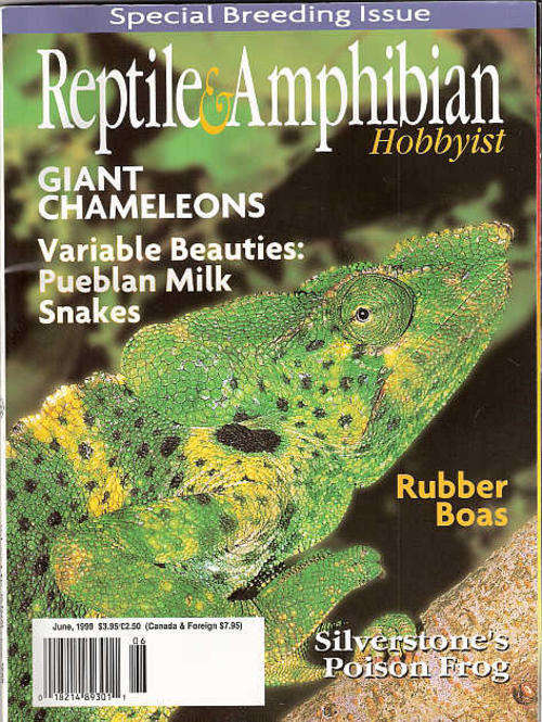 REPTILE & AMPHIBIAN HOBBYIST JUNE 99