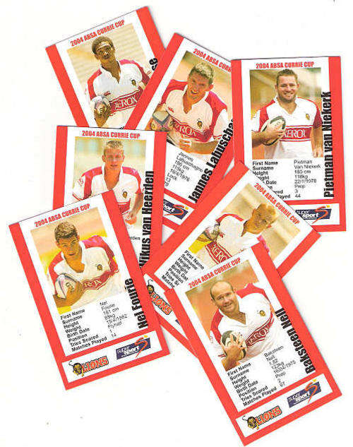 LIONS COLLECTORS CARDS