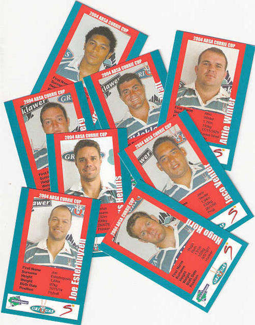 GRIQUAS COLLECTORS CARDS X 8