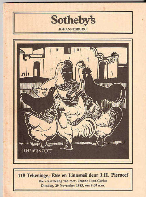 118 TEKENINGE, ETSE EN LINOSNEE" DEUR J.H. PIERNEEF - SOTHEBY'S KATALOGUS