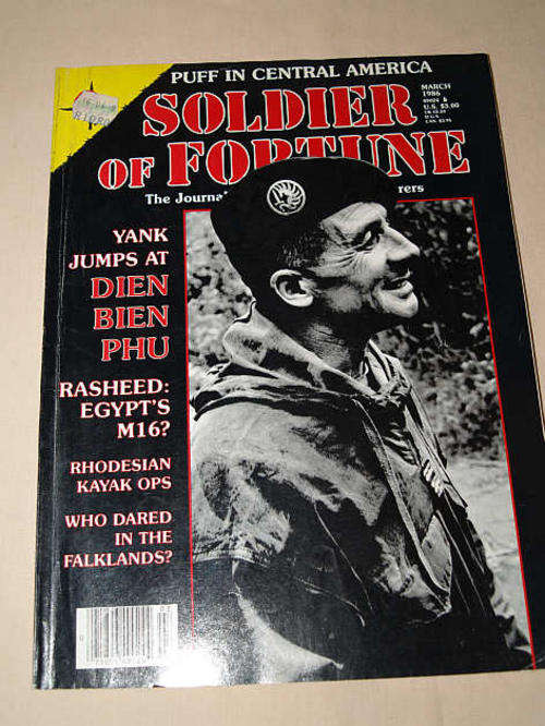 SOLDIER OF FORTUNE MARCH 1986 ( RHODESIAN SAS, RENAMO, ANGOLAN MERC FEATURES )