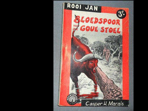 BLOEDSPOOR VAN DIE GOUE STOEL - CASPER H. MARAIS - ROOI JAN ( PRONK )