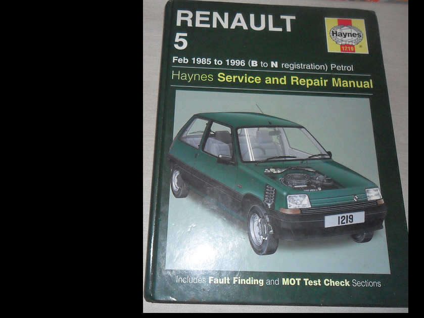 RENAULT 5   SERVICE AND REPAIR MANUAL