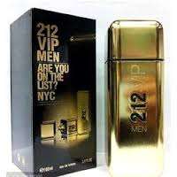 CH 212 VIP gold edition " eau de toilette perfume 100 ML..the classy fragrance