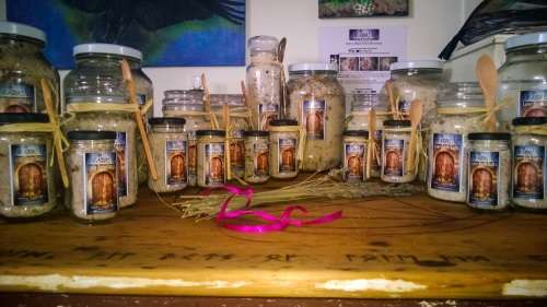 Calming Bath Salts Crystals - Finest quality with pure Essential Oils Organic Herbs and Flowers