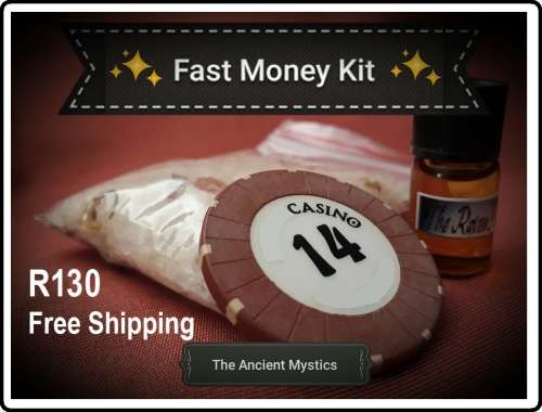 Fast Money Kit FREE SHIPPING Fast MoneyDrawing Magic Luck Prosperity Abundance Gambling