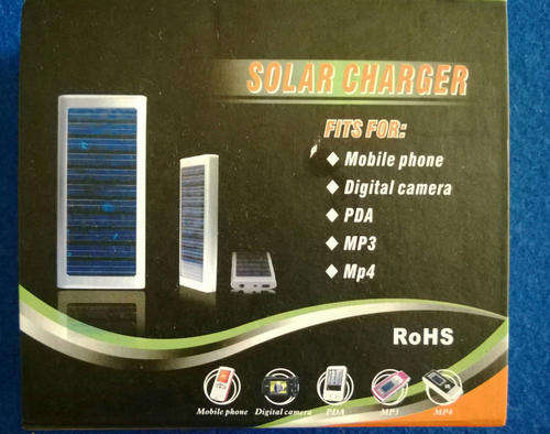 Solar Charger - For PDA, MPA, mp3, mp4, cellphones and digital cameras