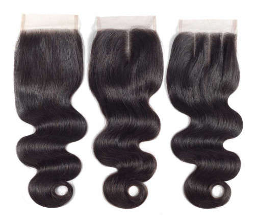 Brazillian hair body weave 3 bundles with closure (14 16 18 & 16 closure)